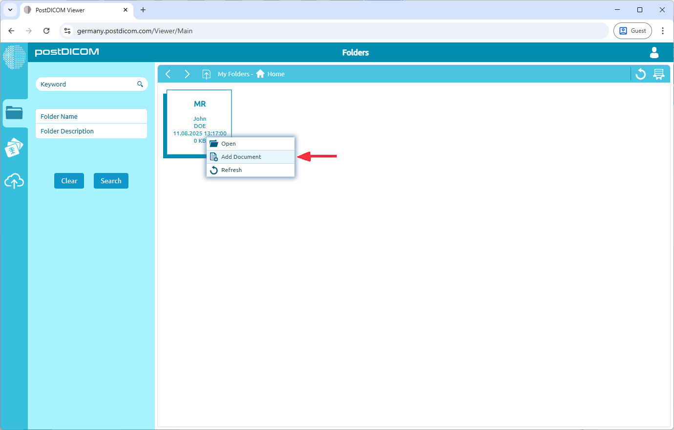 Sending Documents To Your Doctor